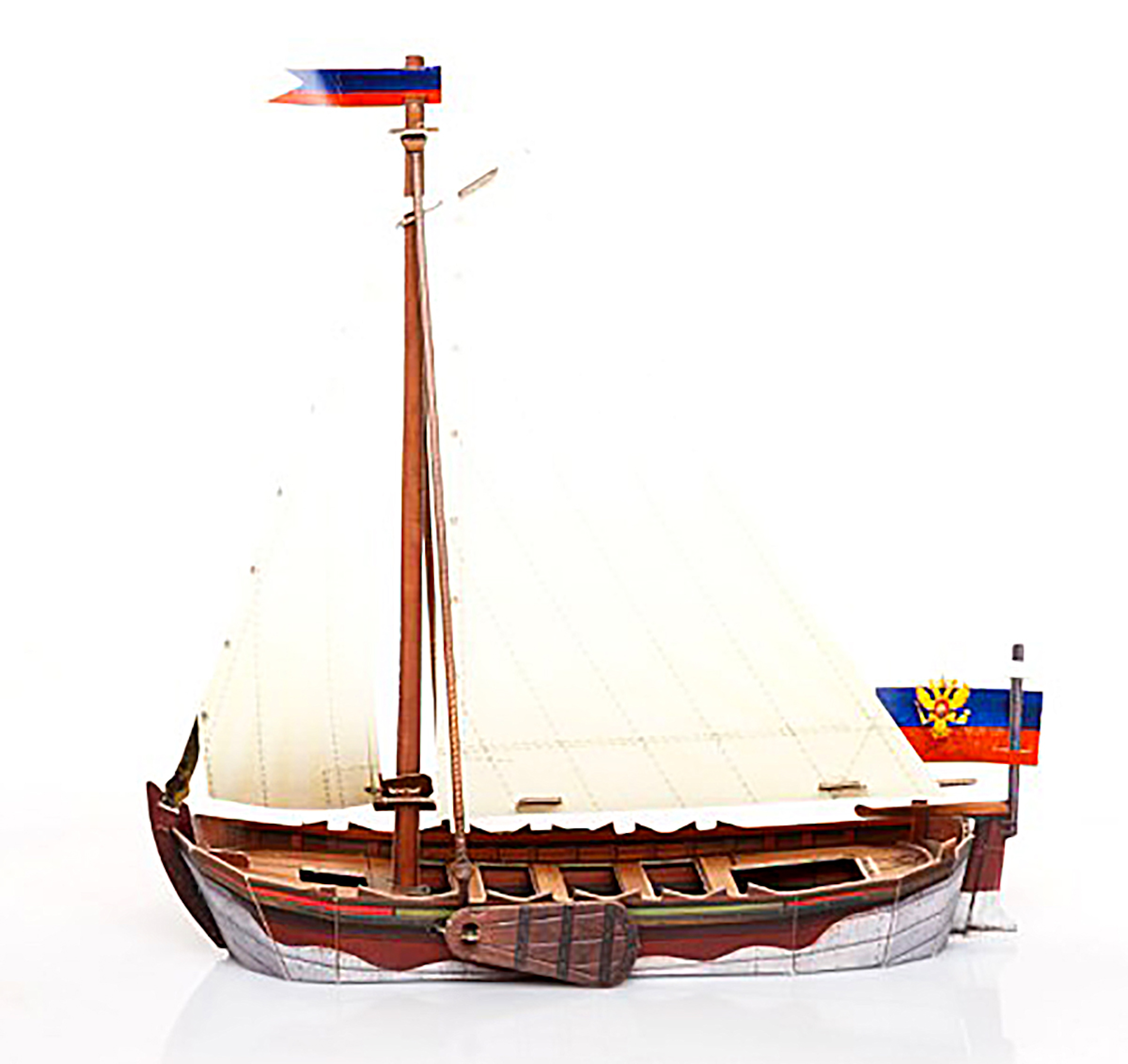 3D Puzzle KARTONMODELLBAU Papier Modell Geschenk Idee Spielzeug Boot Fortuna NEU